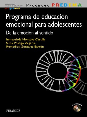 cover image of Programa PREDEMA. Programa de educación emocional para adolescentes